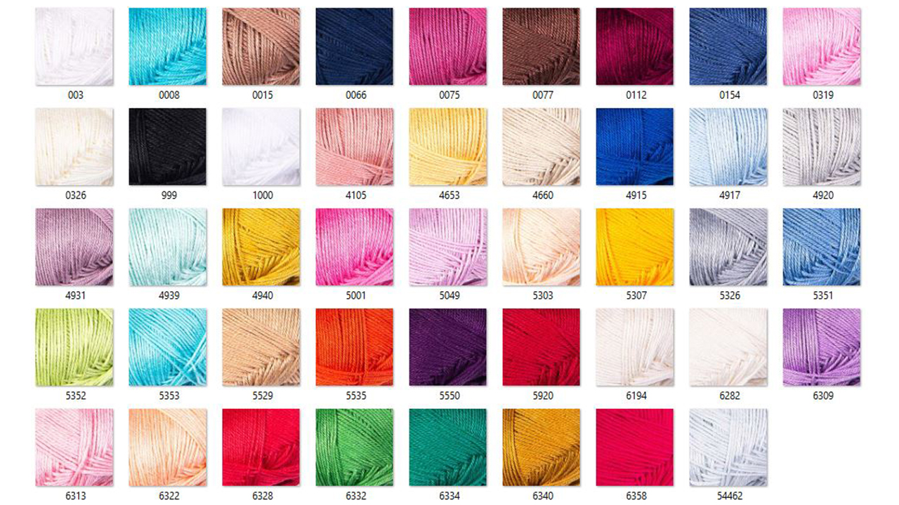 The color palette of our «Made to Order» products